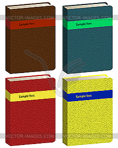 Book icons - vector clipart