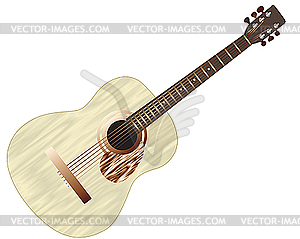 Acoustic guitar - vector clipart