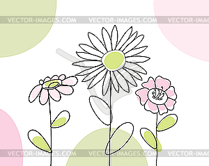 Greetings card - stock vector clipart