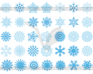 Snowflakes - vector clipart