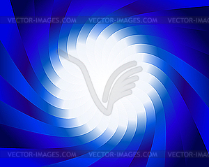 Blue spiral background - vector clip art