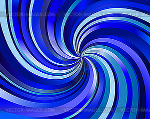 Blue spiral background - vector clipart