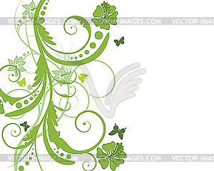 Floral background - vector image