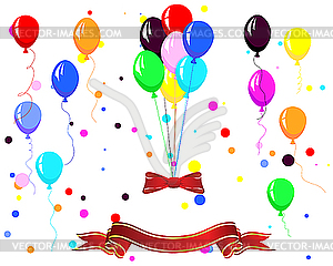 Colorfull balloons - royalty-free vector image