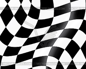 Racing flag - vector image