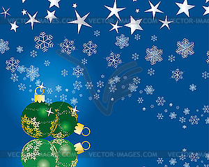 Christmas balls - vector clipart