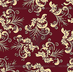 Seamless floral pattern - vector image