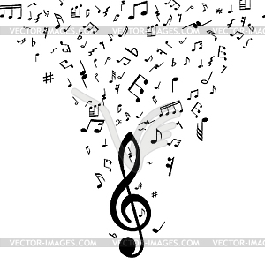 Music notes - vector image