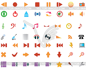 Web icons - vector clipart