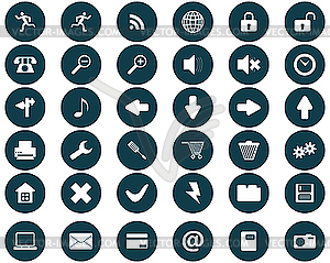 Icon set - vector image