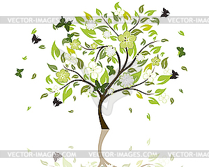 Blossom tree - vector image