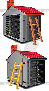 Web servers - vector clipart