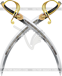 Two daggers - vector clipart