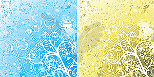 Abstract backgrounds - royalty-free vector clipart