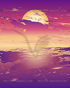 Sunset - vector clipart