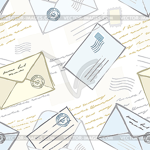 Mail background - vector image