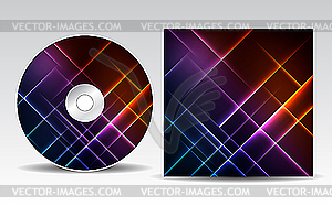 CD cover design - vector clipart