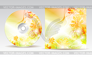 Дизайн обложки CD - векторный эскиз
