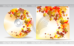 CD cover design  - vector image