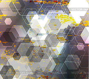 Абстрактный фон в стиле техно - изображение в векторном формате