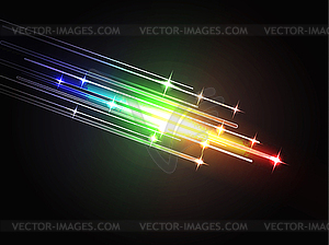 Abstract glowing background - vector clipart