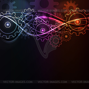 Abstract wave - vector image