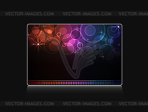 Gift card - vector image