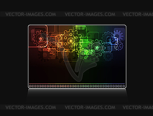 Gift card - vector clipart / vector image