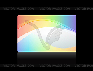Gift card - vector image