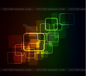 Glowing abstract background - stock vector clipart
