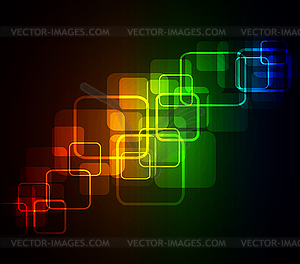 Abstract glowing background - vector clipart