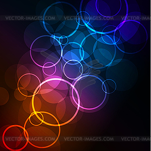 Abstract glowing background - vector image
