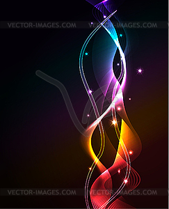 Abstract wave - vector image