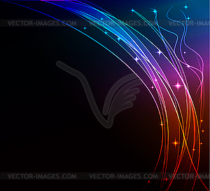 Abstract wave - vector image