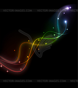 Abstract wave - vector image