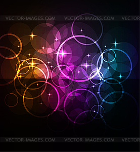 Abstract glowing background - vector clip art