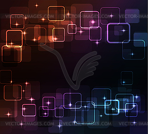 Abstract glowing background - vector image