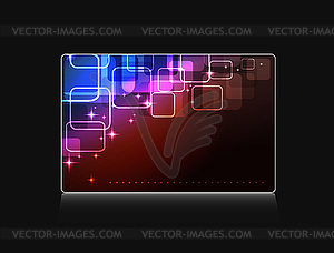 Gift card - vector image