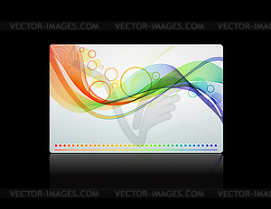 Gift card - vector image