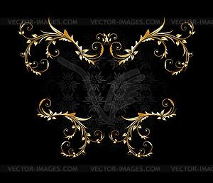 Vintage stylized floral frame - vector clipart