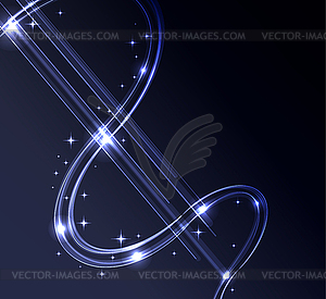 Abstract glowing background with digital symbols - vector EPS clipart