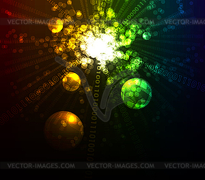 Stylized abstract background - vector clipart / vector image