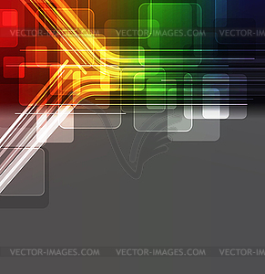 Abstract glowing background - vector clipart