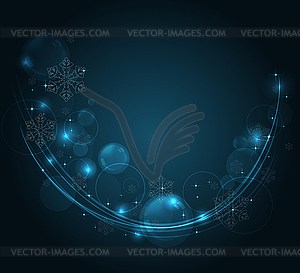 Beautiful snowflake background, - vector image