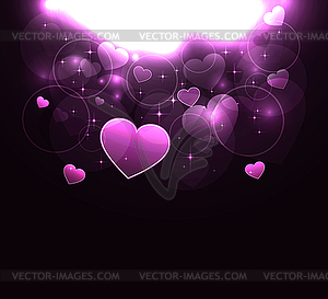 Valentine`s day background - vector EPS clipart