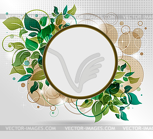 Colorful floral background - vector clipart