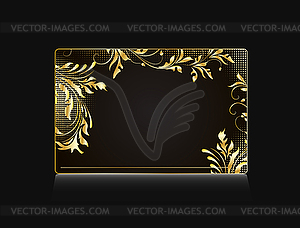 Beautiful gift card - vector clipart / vector image