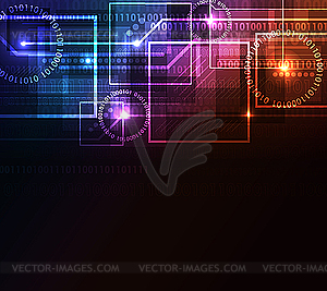 Stylized abstract background - vector clipart