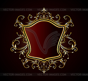 Vintage decorative frame - vector clip art