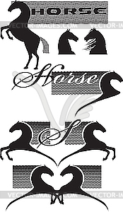 Horses - vector image